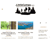 Tablet Screenshot of alittlecampy.com